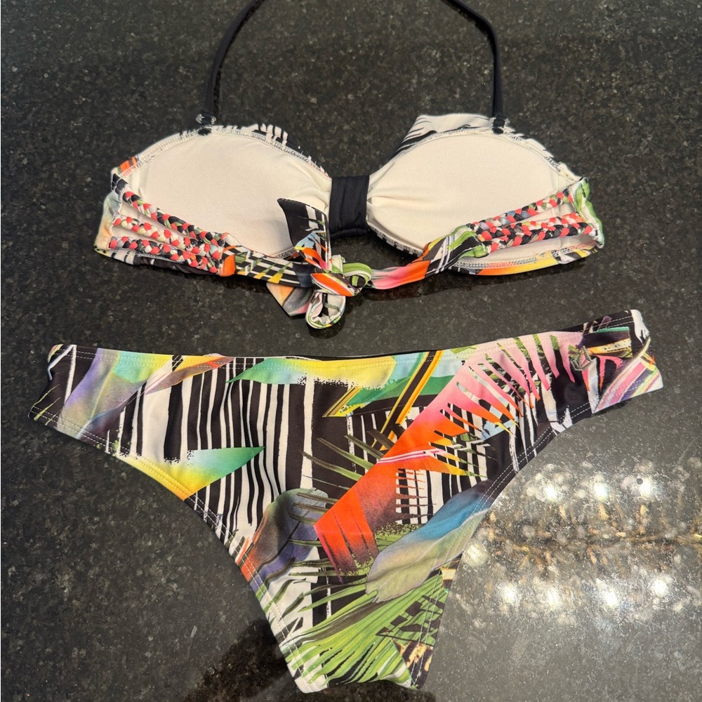 Colorful Patterned Bikini Set - Picture 2 of 2